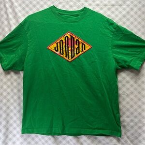 Air Jordan Nike Sport DNA Green T Shirt Adult Large Embroidered Print Logo